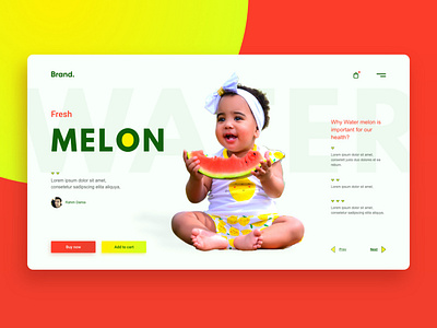 WaterMelon UI concept.