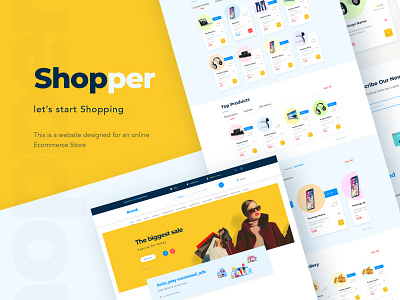 Shopper Website concept