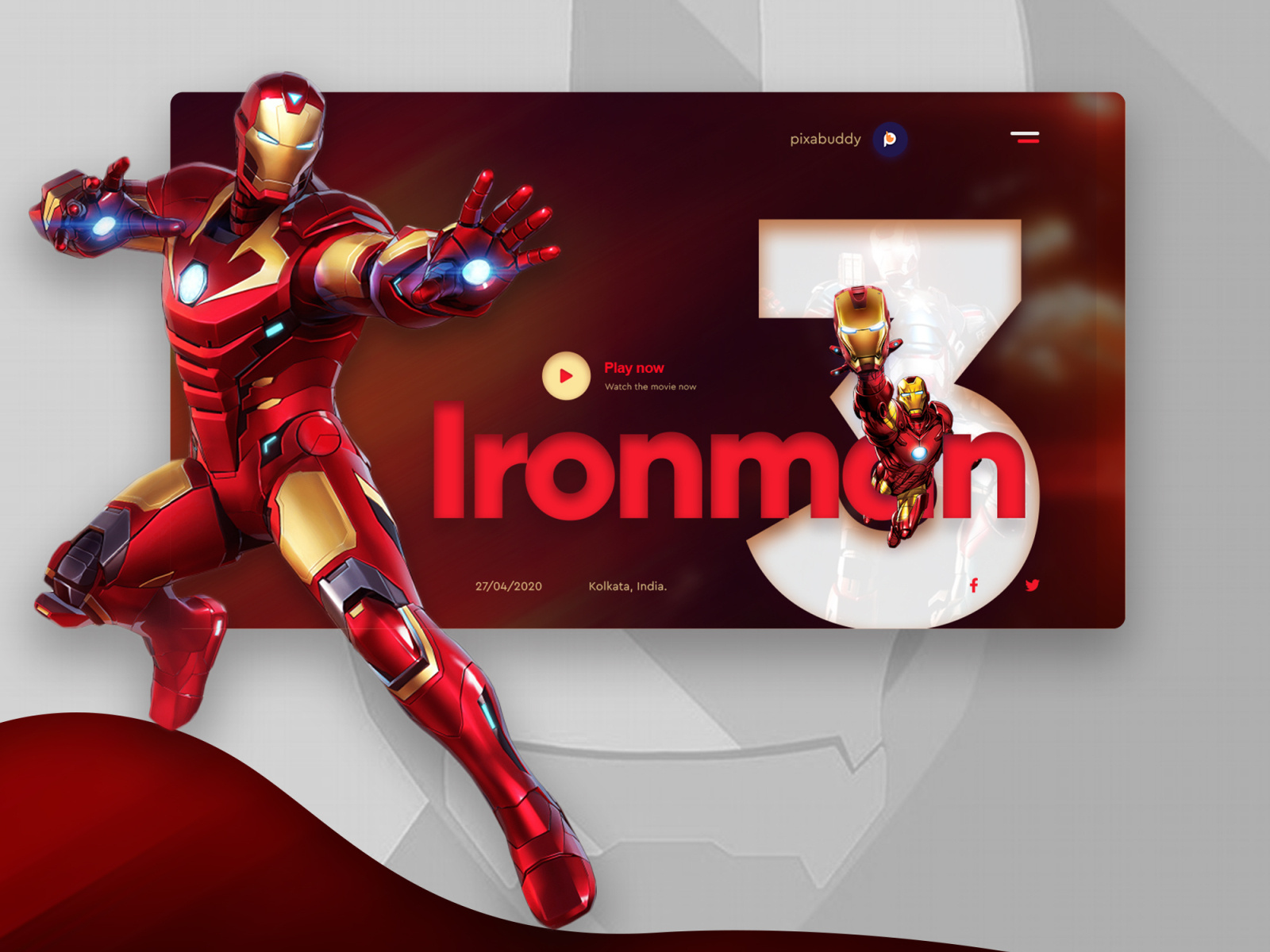 Ironman Ui Concept By Abhishek Saha On Dribbble Ironman Ui Concept By Abhishek Saha On Dribbble
