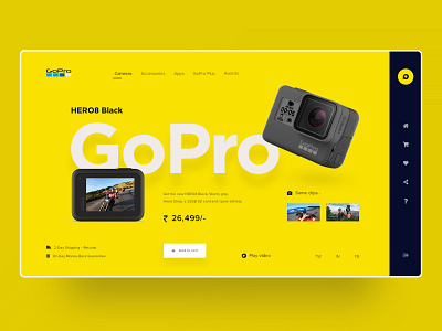 GoPro UI design concept