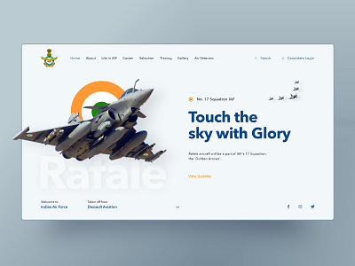 Rafale UI design concept behance designer designs digital marketing indian logodesign minimalism minimalist ui ui designs uidesign uiux ux uxdesign uxresearch uxui web designer webdesign webdevelopment website