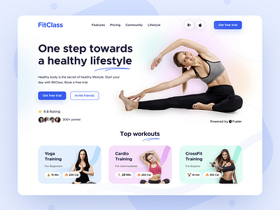 FitClass UI Design