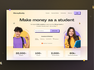 MoneyBuddy UI Design