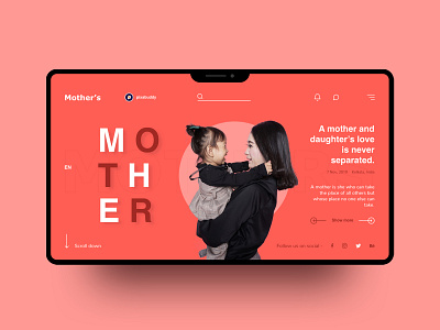 Mother's UI behance dribbble instagram logo logo design logodesigner pinterest ui uidesign uidesigner uiux ux uxdesign uxdesigner uxui web webdesign webdesigner webdeveloper webdevelopment