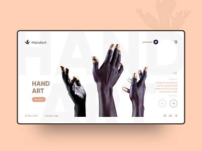 Handart UI behance deisgn digital marketing instagram logo logo design logodesigner pinterest simple ui ui design uidesign uidesigner uiux ux uxdesign web webdesign webdesigner webdevelopment