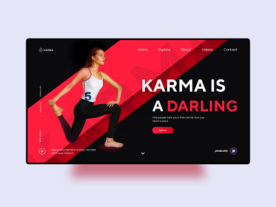 Karma UI behance design designer inspiration interface karma logo minimal template ui uidesign uiinspirations uiux ux uxdesign uxresearch web webdesign webdevelopment website