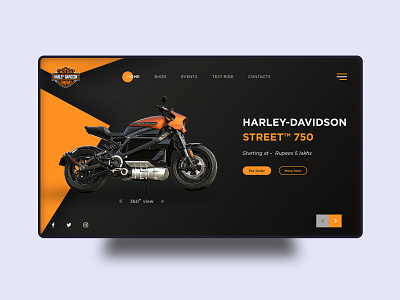 Harley-davidson UI app app design behance cleandesign design designer minimal design photoshop simple trendy uidesign uidesignpatterns uiinspirations uiux ux uxdesign uxresearch webdesign webdevelopment website design