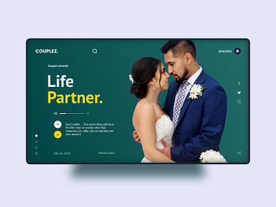 COUPLEZ UI. behance couple couplegoals design designer logo logodesigner ui uidesign uidesigner uidesignpatterns uiux ux uxdesign uxresearch uxui webdesign webdesigner webdevelopment weeding