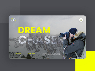 Dream Chaser UI.. behance design logo logodesign ui uidesign uiux ux uxdesign uxui web webdesign