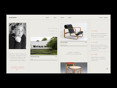 Alvar Aalto Foundation Redesign