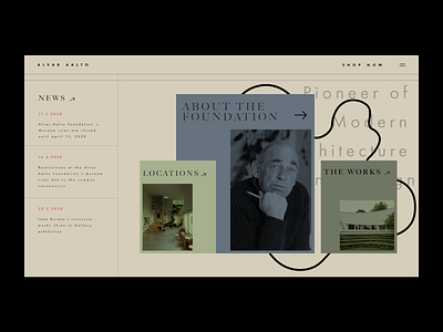 Alvar Aalto Website Redesign