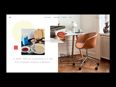 HAY Website Redesign adobe adobe xd branding design interface interior design ui ux web design website