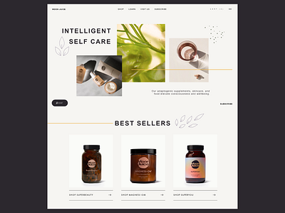 Moon Juice Website Redesign