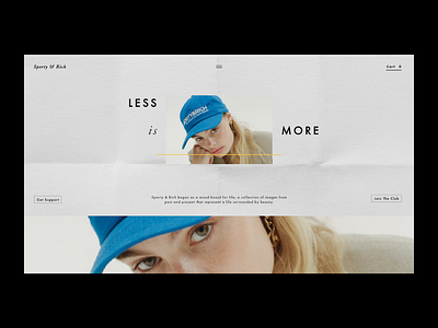 Sporty & Rich Website Redesign