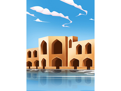 Isfahan art background design digital painting digitalart game illustration invirnment