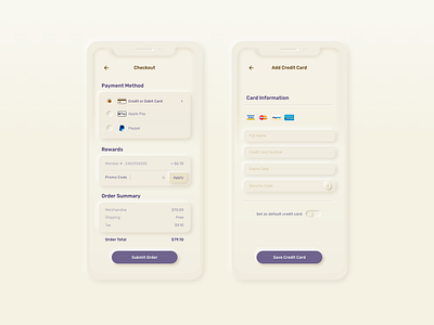 Daily UI - 002. Credit Card Check Out