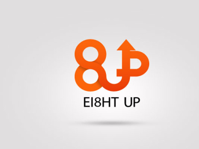 Eight Up Logo branding design logo vector