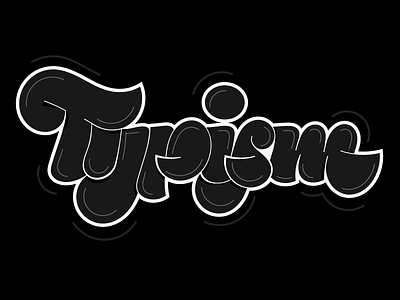 Typism calligraphy customtype design graffiti handlettering letter lettering type typism typography vector