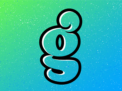 Custom letter "g" branding custom customtype design fat g graphic letter lettering minuscule type