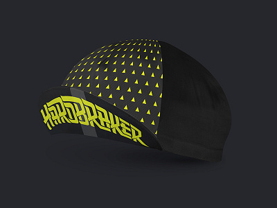 HardBraker Cycling Cap bicycle bike brushlettering cap cycle cycling handlettering hat lettering turific