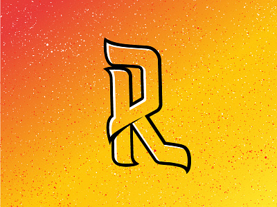 R 36daysoftype character curves custom glyph letter lettering smooth type typeface typography