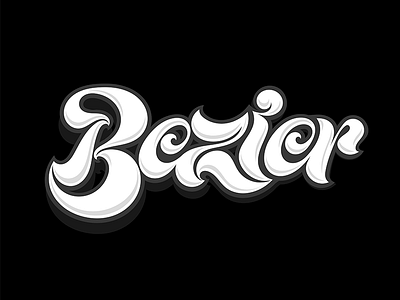 Bezier bezier bezier curves brushpen customtype design glyph handlettering letter letterform lettering smooth type typedesign typography vector