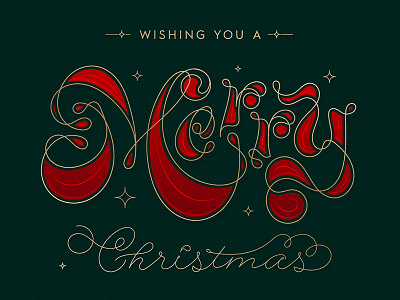 Merry Christmas calligraphy christmas custom customtype illustration letter letterform lettering merrychristmas smooth type typedesign typography vector