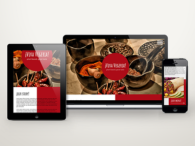 Viva Vegeria Web Design branding design graphic design responsive design uiux ux uxdesign web design website