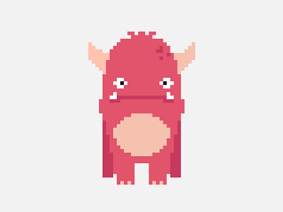 Wamfi 4 kawaii kawaii art monster pink pixel pixel art pixelart pixels