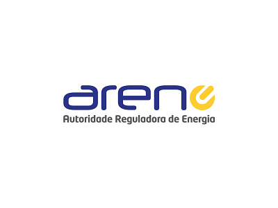 ARENE - Energy Authority Logo brand design corporate electrical electricity energy graphic design identity design logo mozambique power turn off turn on button yellow