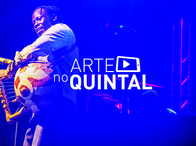 ARTE NO QUINTAL - LOGO DESIGN artenoquintal blue brand design galeria graphic design graphicdesigner identity design livemusic liveoutdoors logo maputo ministeriodaculturaeturismo mozambique music concert