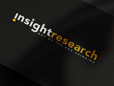 InsightResearch - LOGO / IDENTITY DESIGN black and yellow black card br brand design branding business consultancy design economics graphic design identity design insight insightresearch logo maputo mozambique premium card research