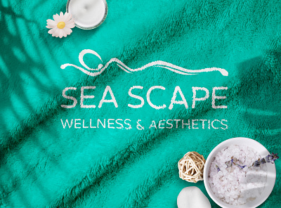 SeaScape - LOGO / IDENTITY DESIGN blue brand design branding design graphic design identity design logo maputo mozambique sea spa turquoise