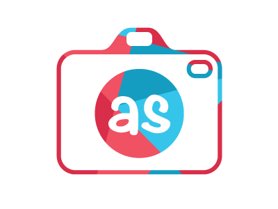 Amy Shoots Photos camera geometric initials logo monogram photography