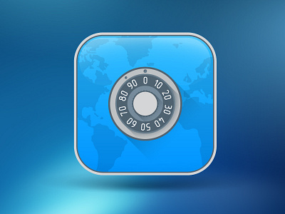 WebKit secure browser icon for ios icon illustration ios ios7 protect protection safe secure security vector wheel