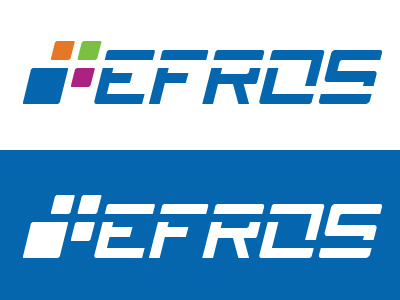 Logo of EFROS branding efros emblem icon identity logo logo mark logotype mark vector