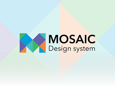 Mosaic Design System design system letterlogo logo