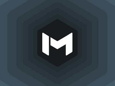 Logo design for Mashive (v.1) hex hexagon hive logo logotype m logo