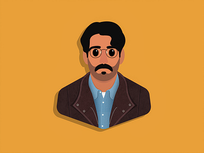 Owen | The Haunting of Bly Manor bly manor character design chef fan art illustration netflix owen portrait rahul kohli the haunting of bly manor vector