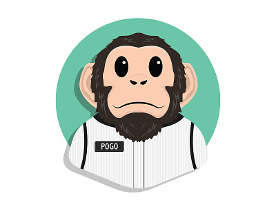 Pogo animal ape character design chimp chimpanzee illustration netflix pogo umbrella academy