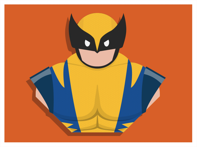 Wolverine character design fan art fox gif illustration logan marvel wolverine x men xmen