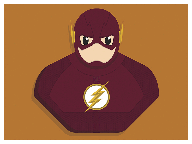 The Flash character design comics dc fan art flash illustration