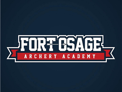 Fort Osage H academy arrow brand branding letter logo logotype school