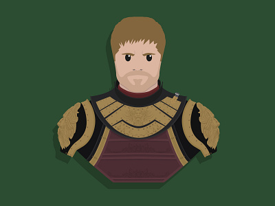 Jaime Lannister character design design fan art game of thrones got hbo illustration jaime lannister vector