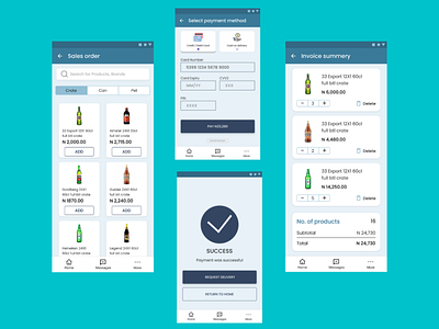 Sales App UI app design designer product design ui uiux user experience user interface