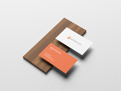 Nishikigoi Logo Design - Business Card branding design logo design photoshop