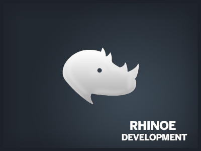 Rhinoe Development, refined. dark logo rhinoe