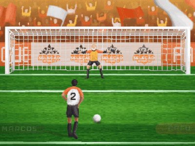 Motion Cuts 482 | MonkeyBusiness animation animation 2d animation after effects ball cafu design goal illustration kick marcos motion motion design motion graphics penalty score soccer world cup