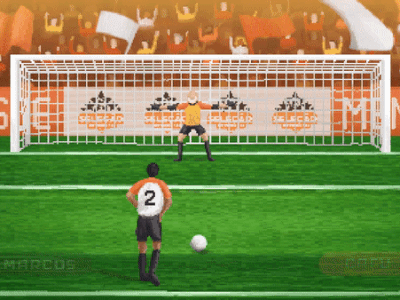 Motion Cuts 485 | MonkeyBusiness 64 64bit animation animation 2d animation after effects design game illustration motion motion design motion graphics nintendo penalty pixels score soccer world cup
