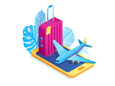 Concept of booking airline tickets online